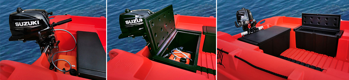 Picture of  spremišta Whaly 435 sa Suzuki DF6A